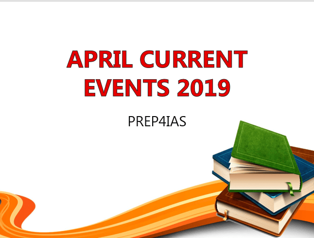 Best April Current Events 2019 Q&A 1