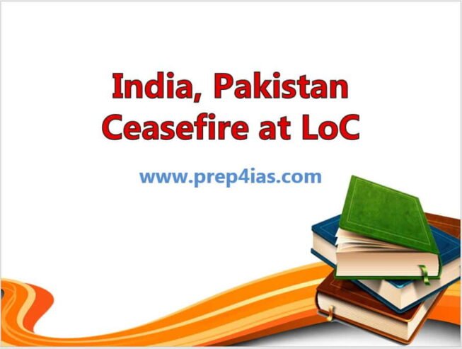 Peace Agreement: India, Pakistan Ceasefire at LoC(Line of Control) 1