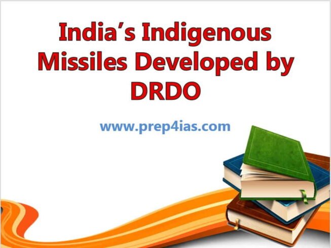 Important List of India's Indigenous Missiles Developed by DRDO
