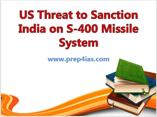 US threat to Sanction India on India-Russia S-400 Missile System Deal 4