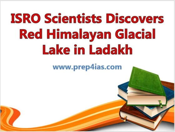 ISRO Scientists Discovers Red Himalayan Glacial Lake in Ladakh 1