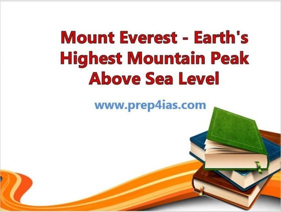 Mount Everest - Earth's Highest Mountain Peak Above Sea Level 7